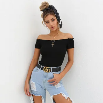 New Sexy Summer Women's Off Shoulder Jumpsuit Ladies Ruffle Slash Neck Skinny Solid Casual Bodysuit Leotard Romper
New Sexy Summer Women's Off Shoulder Jumpsuit Ladies Ruffle Slash Neck Skinny Solid Casual Bodysuit Leotard Romper