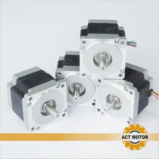 ACT Motor 4PCS Nema34 Stepper Motor 34HS9820B 890oz 98mm 2A 8-Lead Dual Shaft CE ISO ROHS CNC Router
ACT Motor 4PCS Nema34 Stepper Motor 34HS9820B 890oz 98mm 2A 8-Lead Dual Shaft CE ISO ROHS CNC Router