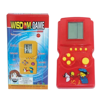 Classic Tetris Hand Held LCD Electronic Game Toys Fun Brick Game Riddle Handheld Game Console Random color
Classic Tetris Hand Held LCD Electronic Game Toys Fun Brick Game Riddle Handheld Game Console Random color