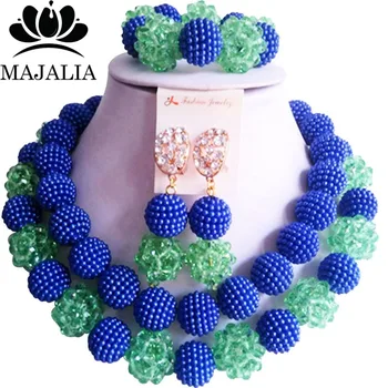 Fashion Nigeria Wedding blue african beads jewelry set Crystal Plastic pearl necklace Bridal Jewelry Sets Free shipping VV-086
Fashion Nigeria Wedding blue african beads jewelry set Crystal Plastic pearl necklace Bridal Jewelry Sets Free shipping VV-086