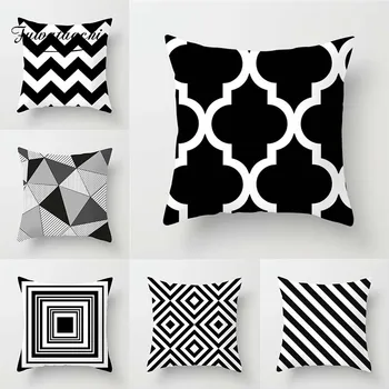 Fuwatacchi Black And White Geometric Style Cushion Cover Regular Connection Grid Printed Pillow Cover Sofa Car Decor Pillowcases
Fuwatacchi Black And White Geometric Style Cushion Cover Regular Connection Grid Printed Pillow Cover Sofa Car Decor Pillowcases