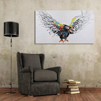 Skills Artist Hand-painted High Quality Abstract Animal eagle Oil Painting on Canvas Handmade Abstract Strong eagle Oil Painting
Skills Artist Hand-painted High Quality Abstract Animal eagle Oil Painting on Canvas Handmade Abstract Strong eagle Oil Painting