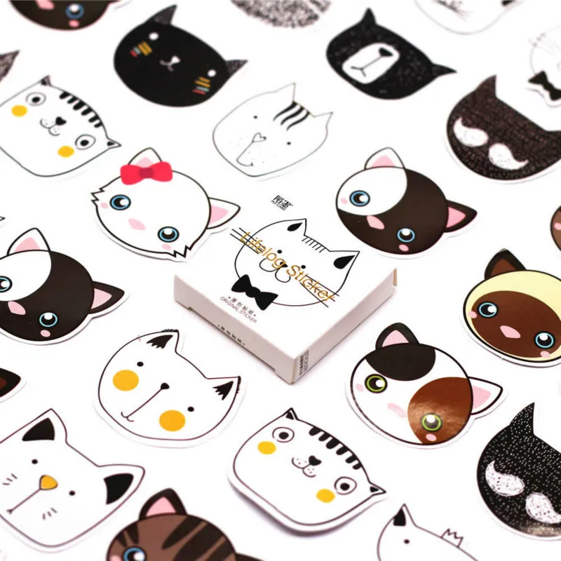 40 PCS About Lovely Cats Mood Sticker Animal Decals Stickers Gifts for Children to Laptop Suitcase Guitar Fridge Bicycle Car
40 PCS About Lovely Cats Mood Sticker Animal Decals Stickers Gifts for Children to Laptop Suitcase Guitar Fridge Bicycle Car