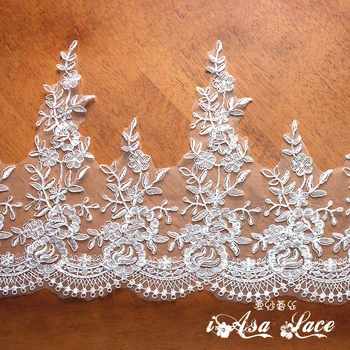 32cm Wide New Design Bridal Wedding Lace Trim Corded Lace Off White Wedding Dress DIY Accessories
32cm Wide New Design Bridal Wedding Lace Trim Corded Lace Off White Wedding Dress DIY Accessories