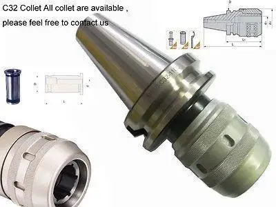 New BT50 C32 110L Power Collet Chuck Holder strong and Multi lock milling chuck
New BT50 C32 110L Power Collet Chuck Holder strong and Multi lock milling chuck