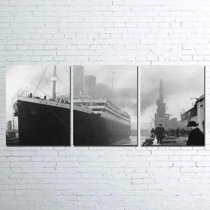 3 Panels Titanic Prints Painting Retro Wall Art Picture for Living Room Home Decoration
3 Panels Titanic Prints Painting Retro Wall Art Picture for Living Room Home Decoration