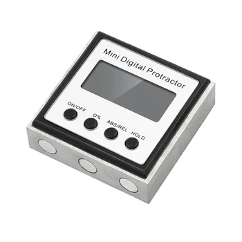 Electronic Protractor Aluminum Alloy Digital Inclinometer Bevel Box Angle Gauge Meter Magnets Base Measuring Tool with Magnetic
Electronic Protractor Aluminum Alloy Digital Inclinometer Bevel Box Angle Gauge Meter Magnets Base Measuring Tool with Magnetic