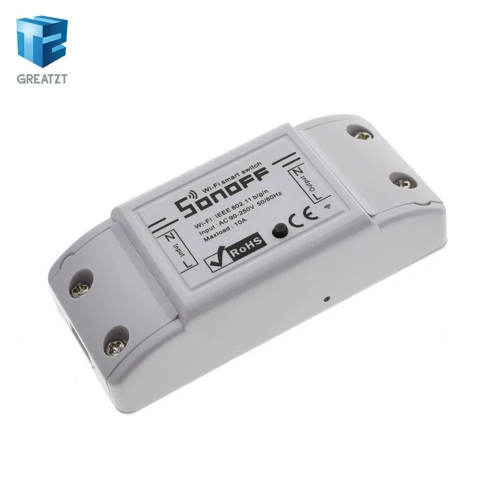 Itead Sonoff Smart Wifi Switch DIY Smart Wireless Remote Switch Domotica Wifi Light Switch Smart Home Controller Work with Alexa
Itead Sonoff Smart Wifi Switch DIY Smart Wireless Remote Switch Domotica Wifi Light Switch Smart Home Controller Work with Alexa