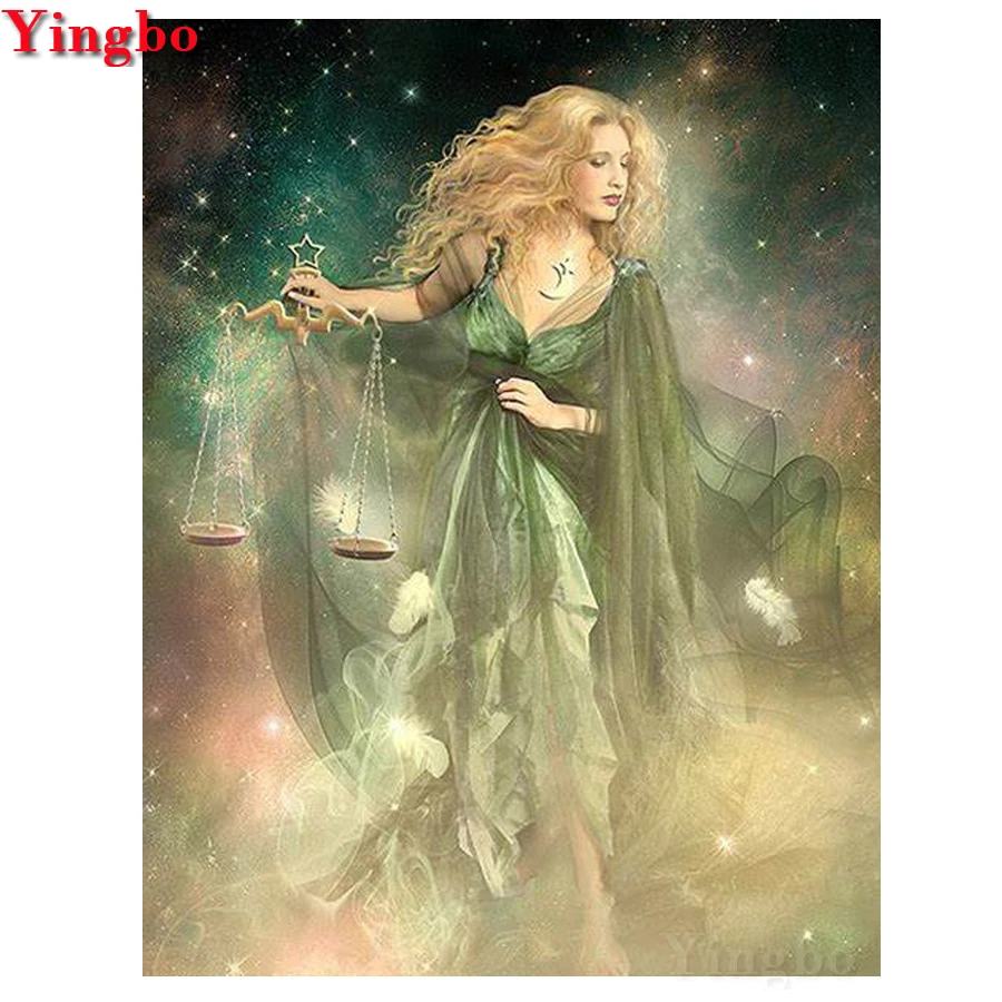 DIY 5D Diamond Embroidery Libra zodiac signs fairy Diamond Painting Full Square Round Drill Diamond Mosaic Crafts Home Decor
DIY 5D Diamond Embroidery Libra zodiac signs fairy Diamond Painting Full Square Round Drill Diamond Mosaic Crafts Home Decor