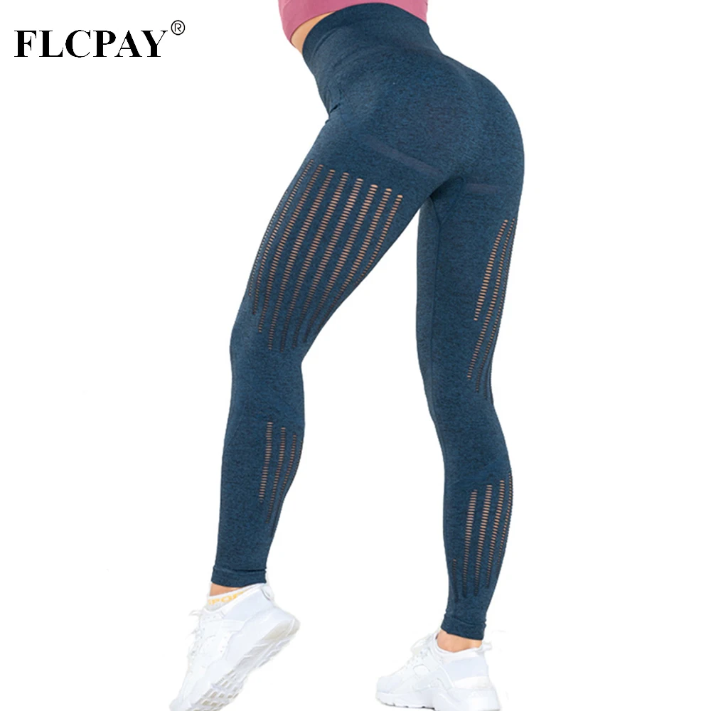 High Waisted Women Hollow Out Push up Tights Seamless Leggings Sexy Woman Yoga Pants Elastic Fitness Gym Leggings Femme Sport
High Waisted Women Hollow Out Push up Tights Seamless Leggings Sexy Woman Yoga Pants Elastic Fitness Gym Leggings Femme Sport