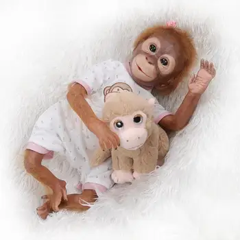 Kids Simulation Monkey Doll Toy Newborn Baby Lifelike Animals Doll Play Toys Inafnt Sleeping Playmate Children photography Prop
Kids Simulation Monkey Doll Toy Newborn Baby Lifelike Animals Doll Play Toys Inafnt Sleeping Playmate Children photography Prop