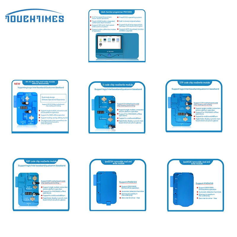 JC PRO1000S Logic Baseband EEPROM IC Chip Non-Disassemble Motherboard Read Write Module for iPhone X XS Max XR 7 8 8P iPad 23456
JC PRO1000S Logic Baseband EEPROM IC Chip Non-Disassemble Motherboard Read Write Module for iPhone X XS Max XR 7 8 8P iPad 23456