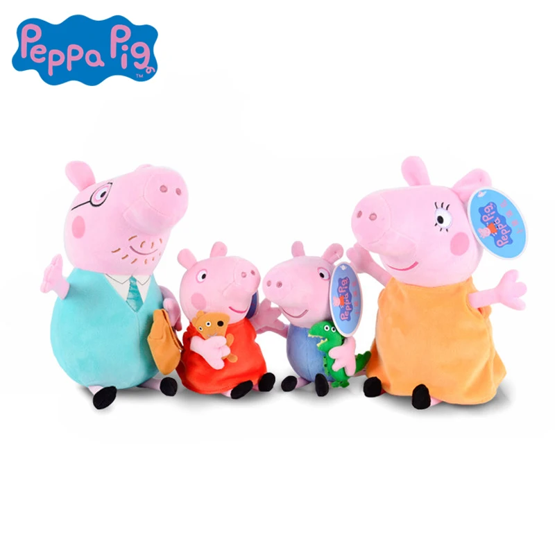 Original Brand 4Pcs/set Peppa Pig Toys Stuffed Plush Toy 19/30cm Peppa George Pig Family Party Dolls Christmas Gift For child
Original Brand 4Pcs/set Peppa Pig Toys Stuffed Plush Toy 19/30cm Peppa George Pig Family Party Dolls Christmas Gift For child
