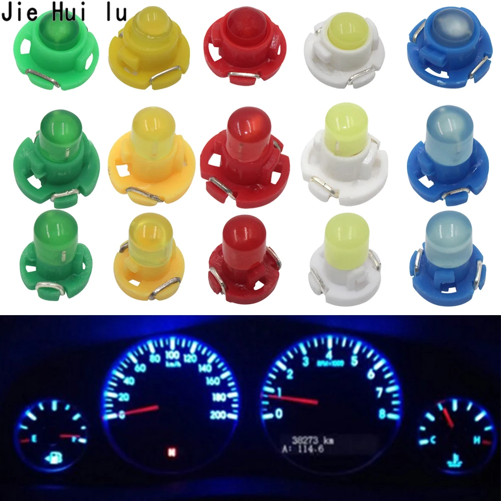 1PCS Interior Light T3 T4.2 T4.7 T5 Wedge LED Bulb Auto Car Instrument Light bulbs 12V automobiles car-styling Car led light
1PCS Interior Light T3 T4.2 T4.7 T5 Wedge LED Bulb Auto Car Instrument Light bulbs 12V automobiles car-styling Car led light