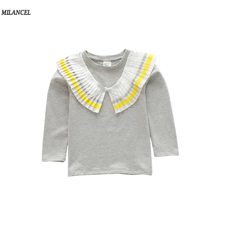 MILANCEL 2018 Korean Style Girls Shirts Peter Pan Collar Girls Blouse Long Sleeve Children's Shirt Cotton Kids Clothing
MILANCEL 2018 Korean Style Girls Shirts Peter Pan Collar Girls Blouse Long Sleeve Children's Shirt Cotton Kids Clothing
