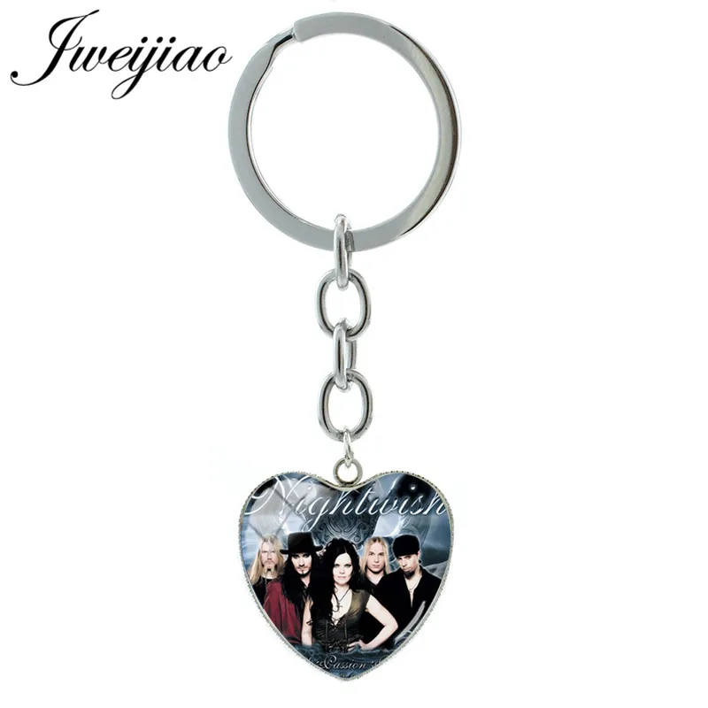 JWEIJIAO Custom Nightwish Music Band Keychain Heart Shape Pendant Key Chain Keyrings For Fans Music Lover Charms NW575
JWEIJIAO Custom Nightwish Music Band Keychain Heart Shape Pendant Key Chain Keyrings For Fans Music Lover Charms NW575
