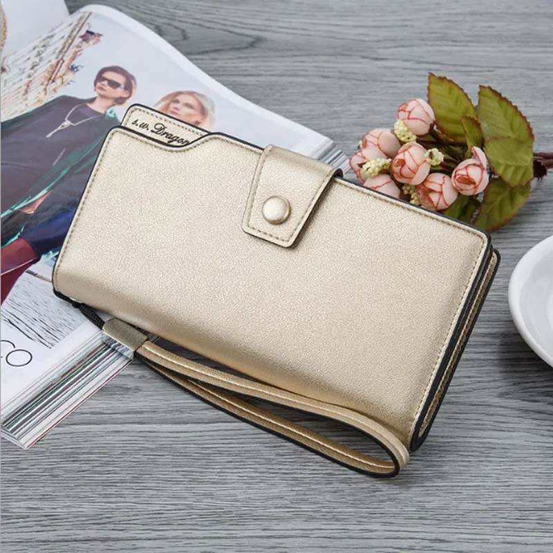 New lady's Long Wallet with large capacity buckle handbag with Japan and South Korea zipper handbag vogue female Wallet
New lady's Long Wallet with large capacity buckle handbag with Japan and South Korea zipper handbag vogue female Wallet