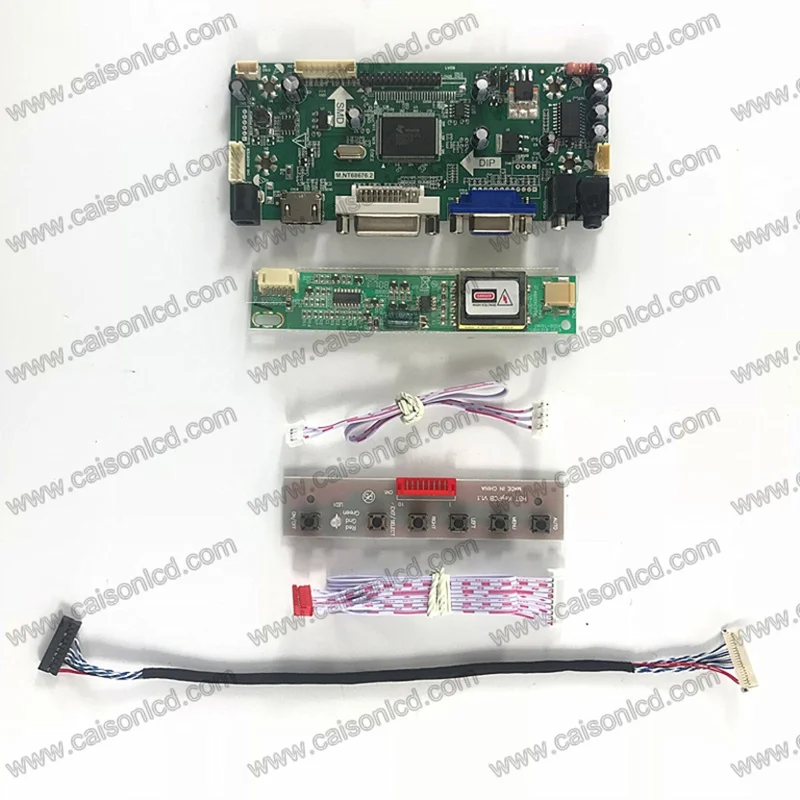 NT68676 LCD controller board support HDMI+DVI+VGA+AUDIO for LCD panel HV121P01-101 HV121P01-100 1400 x 1050 LCD model repair
NT68676 LCD controller board support HDMI+DVI+VGA+AUDIO for LCD panel HV121P01-101 HV121P01-100 1400 x 1050 LCD model repair