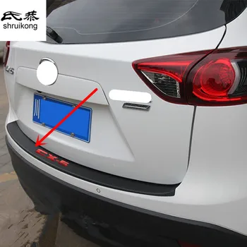 1pc car styling sticker carbon fiber grain PU leather trunk door sill decorative cover for 2015 2016 2017 MAZDA CX-5 CX5 CX 5 
1pc car styling sticker carbon fiber grain PU leather trunk door sill decorative cover for 2015 2016 2017 MAZDA CX-5 CX5 CX 5