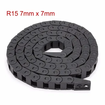 UXCELL 7mm x 7mm R15 Plastic Cable Drag Chain Wire Carrier with End Connector Length 1m for 3D Printer CNC Router Machine Tools
UXCELL 7mm x 7mm R15 Plastic Cable Drag Chain Wire Carrier with End Connector Length 1m for 3D Printer CNC Router Machine Tools