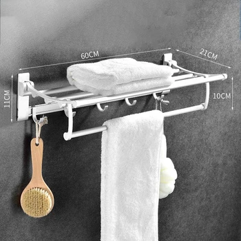 2019 Bathroom towel rack wall hanging free punching bathroom bathroom rack folding towel rack
2019 Bathroom towel rack wall hanging free punching bathroom bathroom rack folding towel rack