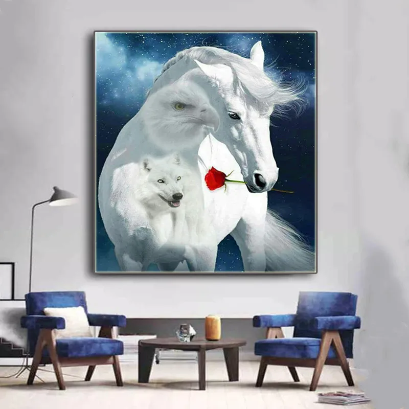 Full Square/Round Drill 5D DIY Diamond Painting "Animal Horse Wolf" 3D Embroidery Cross Stitch Mosaic Home Decor
Full Square/Round Drill 5D DIY Diamond Painting "Animal Horse Wolf" 3D Embroidery Cross Stitch Mosaic Home Decor