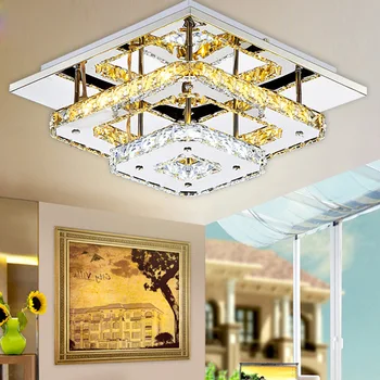 Modern Crystal LED Ceiling lights Fixture For Indoor Lamp lamparas de techo Surface Mounting Ceiling Lamp For Bedroom XU
Modern Crystal LED Ceiling lights Fixture For Indoor Lamp lamparas de techo Surface Mounting Ceiling Lamp For Bedroom XU