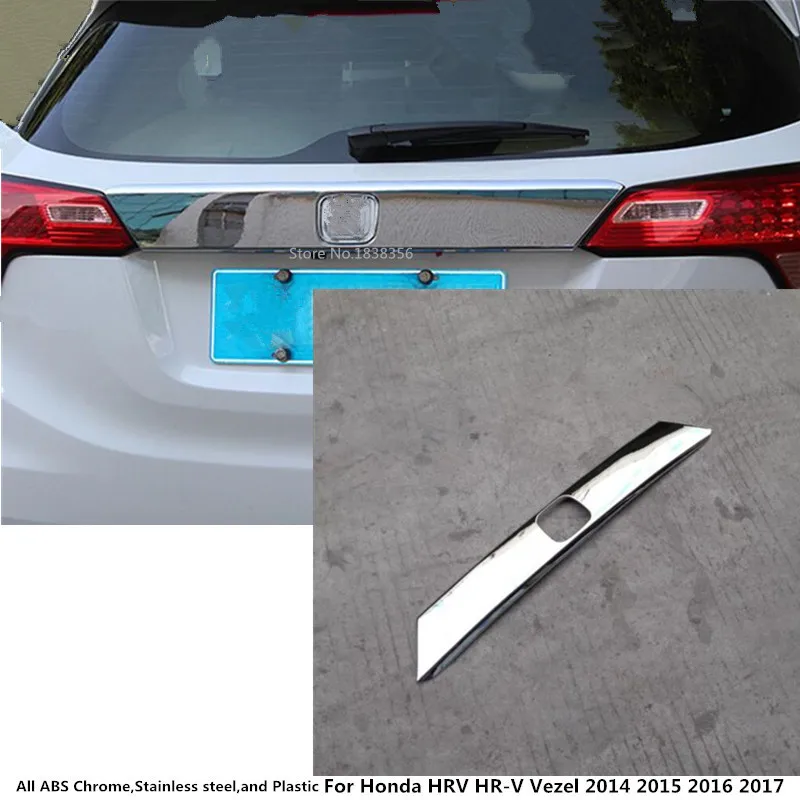 Car body detector ABS chrome Rear door tailgate frame plate moulding trim lamp 1pcs for Honda HR-V HRV Vezel 2014 2015 2016 2017
Car body detector ABS chrome Rear door tailgate frame plate moulding trim lamp 1pcs for Honda HR-V HRV Vezel 2014 2015 2016 2017