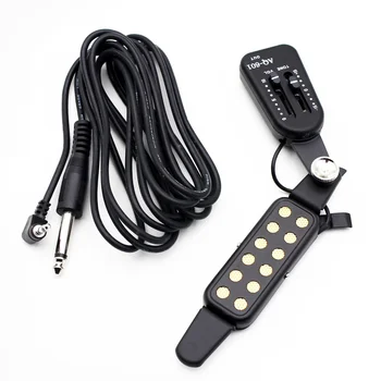 12-hole Magnetic Sound Hole Guitar Pickup Transducer with Volume Tone Tuner Controller 6.5mm Male Plug 3m Audio Cable for 38"/3
12-hole Magnetic Sound Hole Guitar Pickup Transducer with Volume Tone Tuner Controller 6.5mm Male Plug 3m Audio Cable for 38"/3