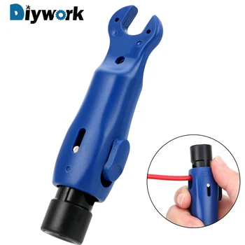DIYWORK Wire Cable Stripper With Hexagonal Wrench For RG59 RG6 RG7 RG11 Hand Tool Cutting Stripping Multifunction
DIYWORK Wire Cable Stripper With Hexagonal Wrench For RG59 RG6 RG7 RG11 Hand Tool Cutting Stripping Multifunction
