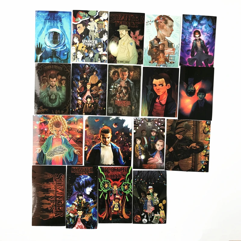 18 Pcs/Lot 2019 Stranger Things Stickers For Car Laptop PVC Bicycle Backpack Home Decal DIY PVC Toy Stickers waterproof Decal
18 Pcs/Lot 2019 Stranger Things Stickers For Car Laptop PVC Bicycle Backpack Home Decal DIY PVC Toy Stickers waterproof Decal
