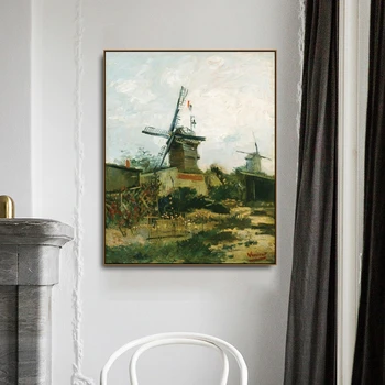 Canvas Art《Windmills on Montmartre 》Oil Painting Van Gogh Poster Wall Decor Pictures For Living Room Modern Home Decoration
Canvas Art《Windmills on Montmartre 》Oil Painting Van Gogh Poster Wall Decor Pictures For Living Room Modern Home Decoration