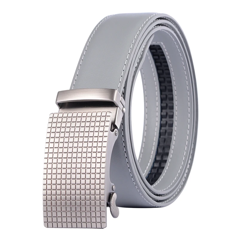 New Designer Popular Luxury Brand Cowhide Leather Belt Men Gray Automatic Buckle Business Casual Belts For Men 3.5 Width
New Designer Popular Luxury Brand Cowhide Leather Belt Men Gray Automatic Buckle Business Casual Belts For Men 3.5 Width