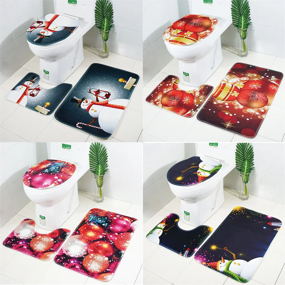 Creative 3pcs Christmas Suction Grip Bath Mat Bathroom Kitchen Carpet Doormats Decor sep30
Creative 3pcs Christmas Suction Grip Bath Mat Bathroom Kitchen Carpet Doormats Decor sep30