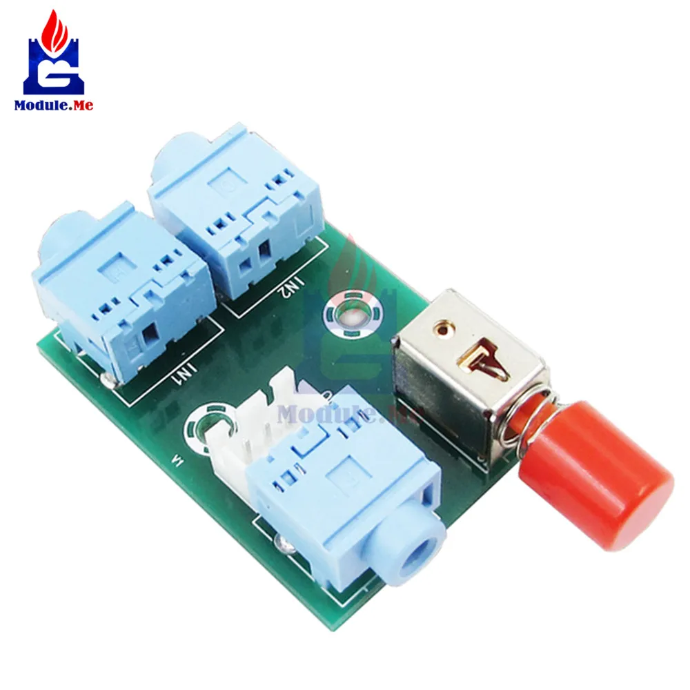 XH-M371 3.5 Audio 2 Input and 1 Output Socket Switch Board for HIFI Amplifier
XH-M371 3.5 Audio 2 Input and 1 Output Socket Switch Board for HIFI Amplifier