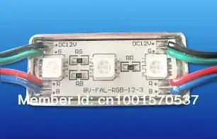 IP67, UL listed 5050 RGB SMD LED Module small size, 3 years guarantee for led sign lighting RGB color
IP67, UL listed 5050 RGB SMD LED Module small size, 3 years guarantee for led sign lighting RGB color