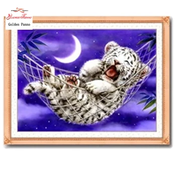 Golden Panno,Needlework,Embroidery,DIY Animal Painting,Cross stitch,kits,11ct little tiger home Cross-stitch,Sets For Embroidery
Golden Panno,Needlework,Embroidery,DIY Animal Painting,Cross stitch,kits,11ct little tiger home Cross-stitch,Sets For Embroidery