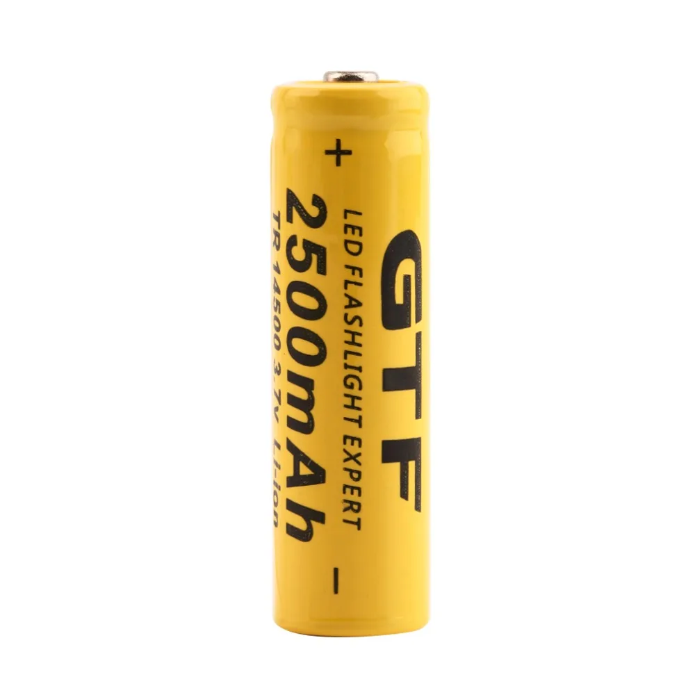 1/2/4PCS GIF TR 14500 3.7V 2500mAh Rechargeable Li-ion Battery Universal For LED Flashlight Headlamp Triple Over-heat Protecting
1/2/4PCS GIF TR 14500 3.7V 2500mAh Rechargeable Li-ion Battery Universal For LED Flashlight Headlamp Triple Over-heat Protecting