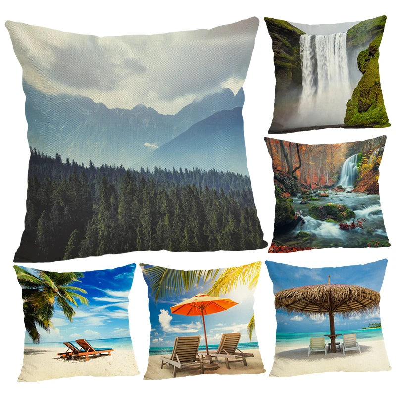 Pillow Case 45x45 Landscape Pillow Cover Cushion Cover For Sofa Home Decoration Pillowcase
Pillow Case 45x45 Landscape Pillow Cover Cushion Cover For Sofa Home Decoration Pillowcase
