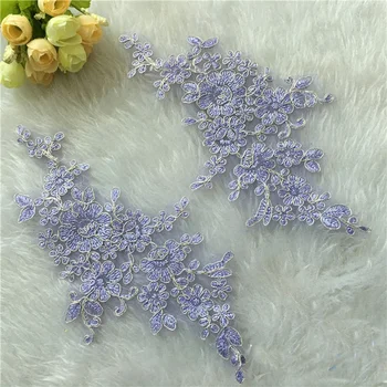 3Pairs Purple 23X11cm Delicate Wedding Veil Head Ornaments Lace Applique Lace Trim Dress DIY Lace Accessorie
3Pairs Purple 23X11cm Delicate Wedding Veil Head Ornaments Lace Applique Lace Trim Dress DIY Lace Accessorie
