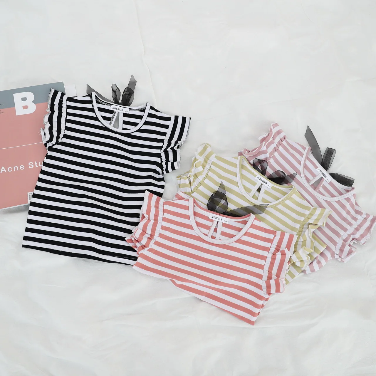 birthday tee Ins explosion models girls striped sleeve t-shirt 2019 summer new children's striped wild short-sleeved shirt tide
birthday tee Ins explosion models girls striped sleeve t-shirt 2019 summer new children's striped wild short-sleeved shirt tide