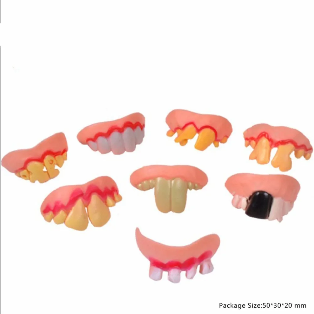 Fake Teeth Toy Funny Teeth for Vampire Zombie Halloween Dentures Cosplay Props Costume Party Decoration
Fake Teeth Toy Funny Teeth for Vampire Zombie Halloween Dentures Cosplay Props Costume Party Decoration