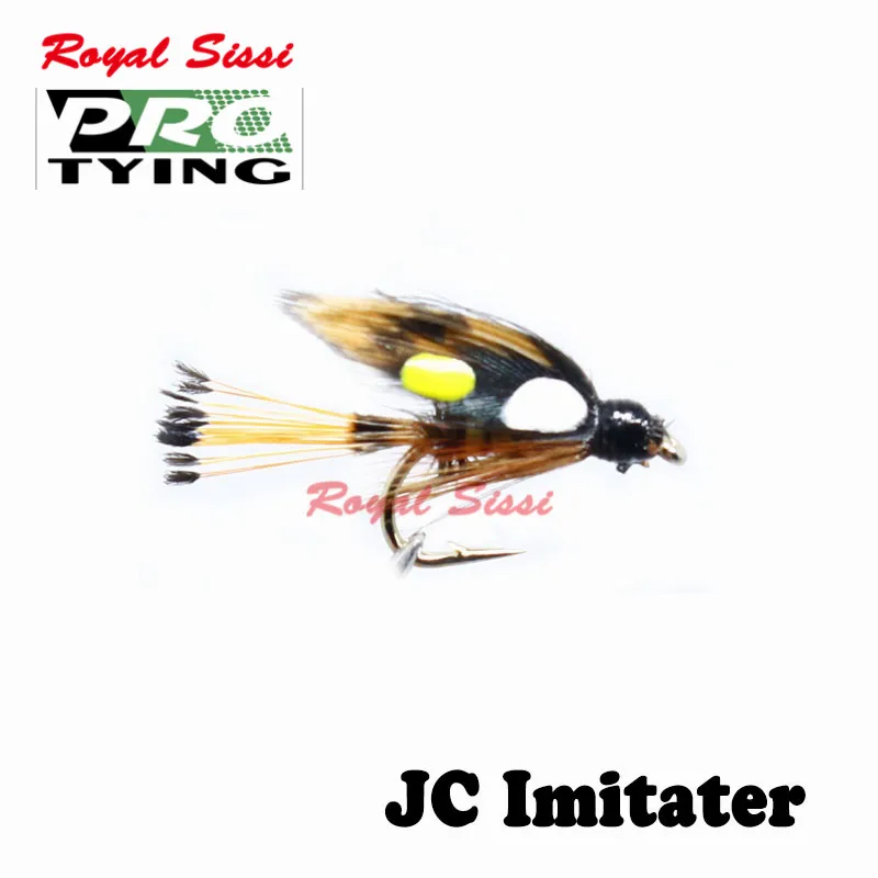 Royal Sissi hand tied 6pcs/box 12#telephone box fly fishing wet fly jungle cock Imitater trout flies PRO fly tying insect baits
Royal Sissi hand tied 6pcs/box 12#telephone box fly fishing wet fly jungle cock Imitater trout flies PRO fly tying insect baits