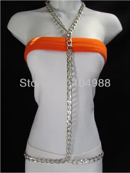 FREE SHIPPING 2014 WOMEN SILVER or GOLD THICK METAL CHAINS CLASSIC BODY TEE SHAPE FASHION NECKLACE JEWELRY
FREE SHIPPING 2014 WOMEN SILVER or GOLD THICK METAL CHAINS CLASSIC BODY TEE SHAPE FASHION NECKLACE JEWELRY