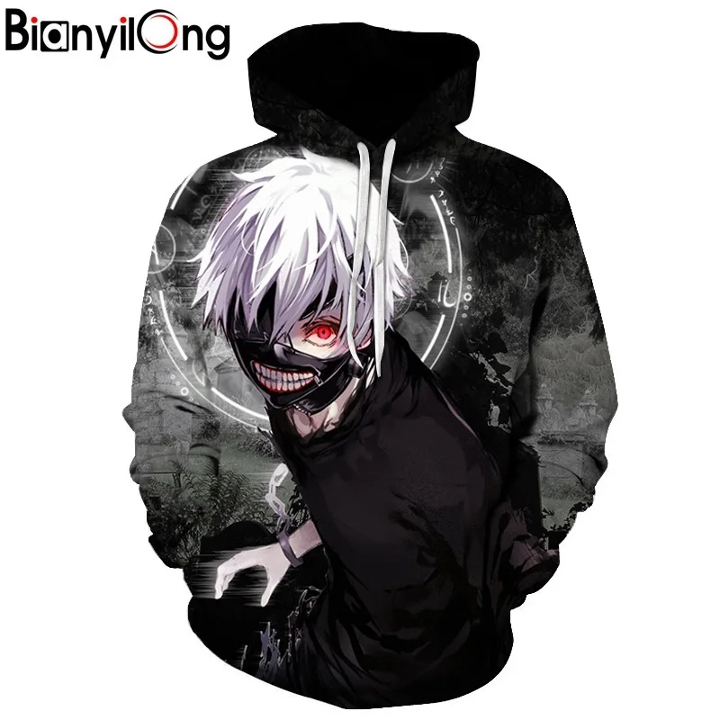 Anime 3D Sweatshirts Men/women Tracksuits Tops Print Hooded Anime Tokyo Ghoul Kaneki Ken 3D Hoodies Thin Autumn Sweatshirts
Anime 3D Sweatshirts Men/women Tracksuits Tops Print Hooded Anime Tokyo Ghoul Kaneki Ken 3D Hoodies Thin Autumn Sweatshirts