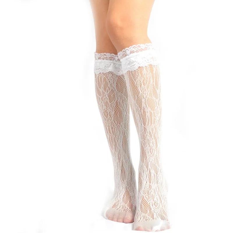 Sexy Lace Floral High Knee Socks Women Lolita Long Socks Leg Girls Kawaii Transparent Thin Pantyhose Stockings Dress Cospaly
Sexy Lace Floral High Knee Socks Women Lolita Long Socks Leg Girls Kawaii Transparent Thin Pantyhose Stockings Dress Cospaly