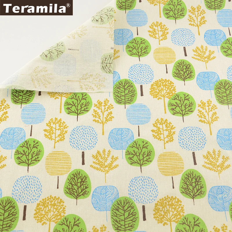 TERAMILA Cotton Linen Fabric Cartoon Trees Sewing Material Tissue Beige Tablecloth Pillow Bag Curtain Cushion Pillow Zakka CM
TERAMILA Cotton Linen Fabric Cartoon Trees Sewing Material Tissue Beige Tablecloth Pillow Bag Curtain Cushion Pillow Zakka CM