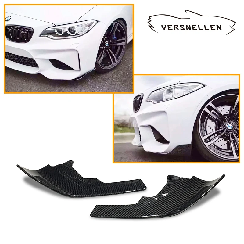 MP Style F87 Carbon Fiber Front Bumper Front Lip Skirt Front Corner Side Splitter Apron Flaps for BMW M2 F87 2014
MP Style F87 Carbon Fiber Front Bumper Front Lip Skirt Front Corner Side Splitter Apron Flaps for BMW M2 F87 2014