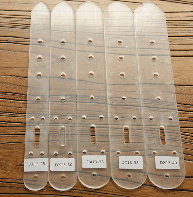 5 sizes Acrylic Transparent Leather Hole Punch Positioning Template Belt Punch Hole Pattern DIY Leather Craft Supplies Tool
5 sizes Acrylic Transparent Leather Hole Punch Positioning Template Belt Punch Hole Pattern DIY Leather Craft Supplies Tool