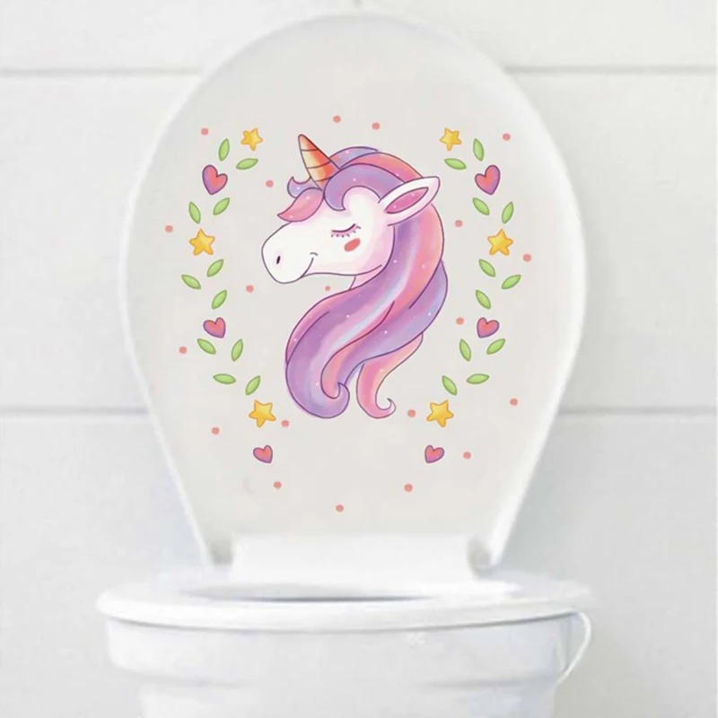 Unicorn Wall Stickers Cute Cartoon Horse PVC Toilet Sticker Kids Girl Home Bedroom Decor Decals Vinyl Art
Unicorn Wall Stickers Cute Cartoon Horse PVC Toilet Sticker Kids Girl Home Bedroom Decor Decals Vinyl Art